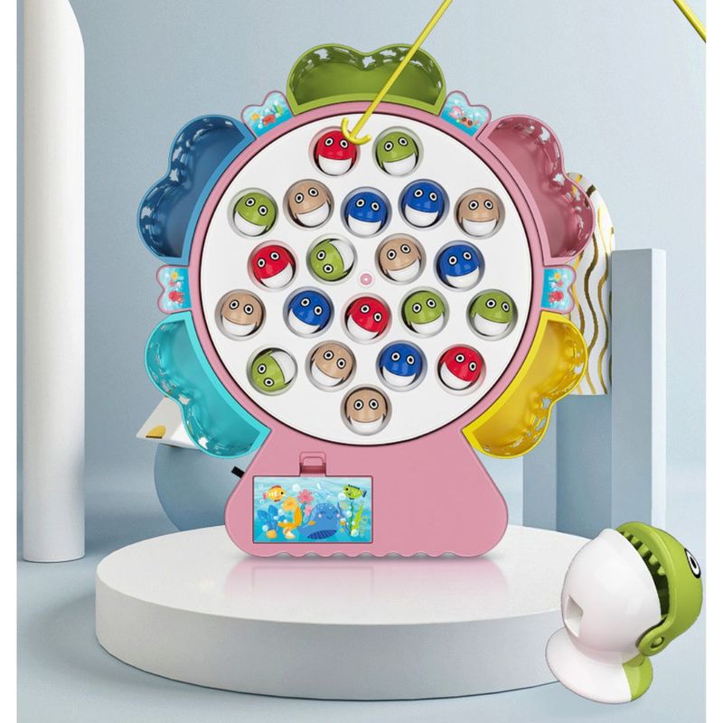IMPORTADORA MAKA - Juego De Pesca Con Sonido Giratorio Electric Fishing