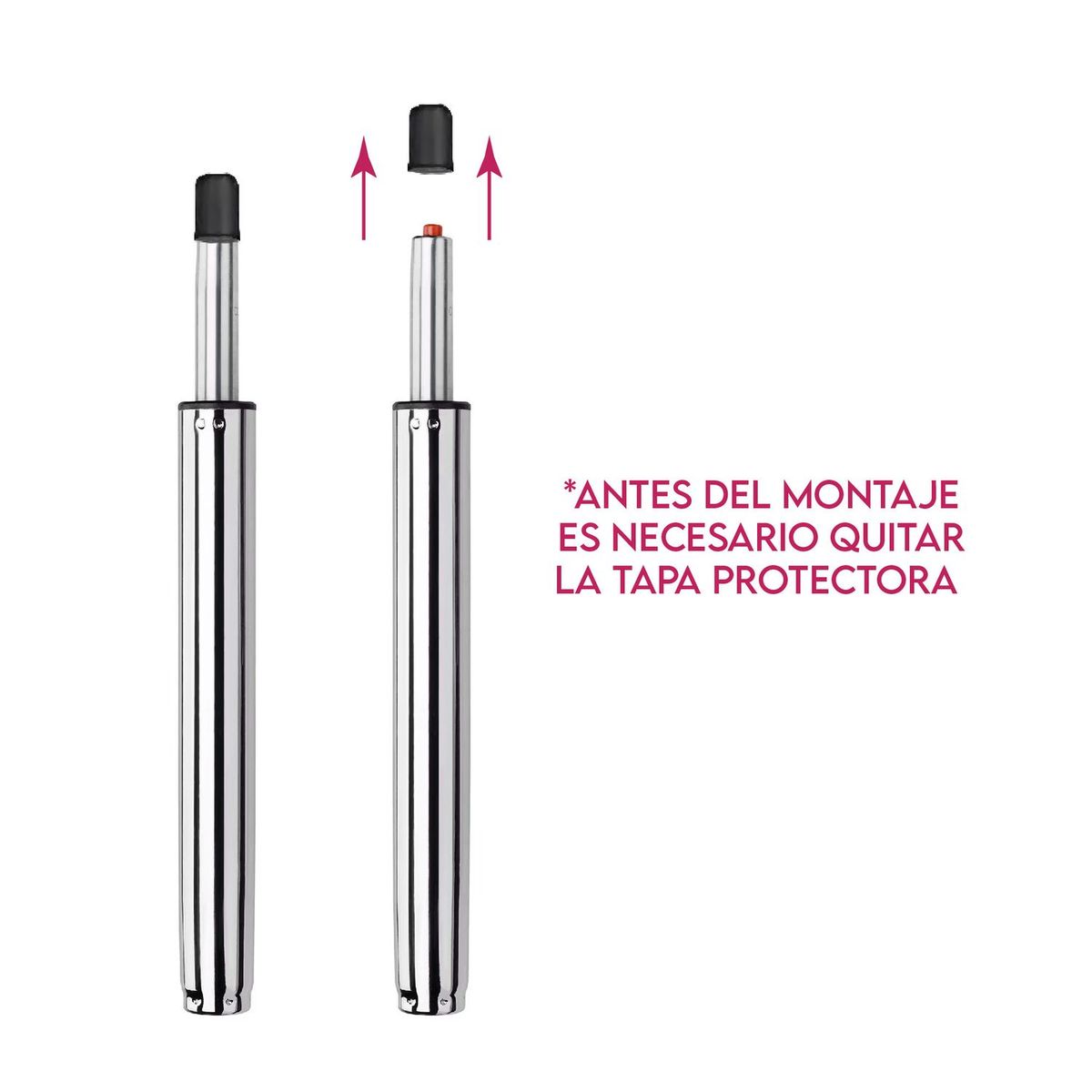DIMATEX LEON - Silla Bar Butaco Alta Giratoria Barra Bar Cocina Refsantana Rojo