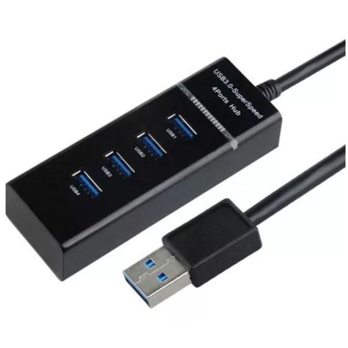 SHENGSHOU - Hub Usb Multiplicador 4 Puertos Usb Luz Led Pc Notebook Full