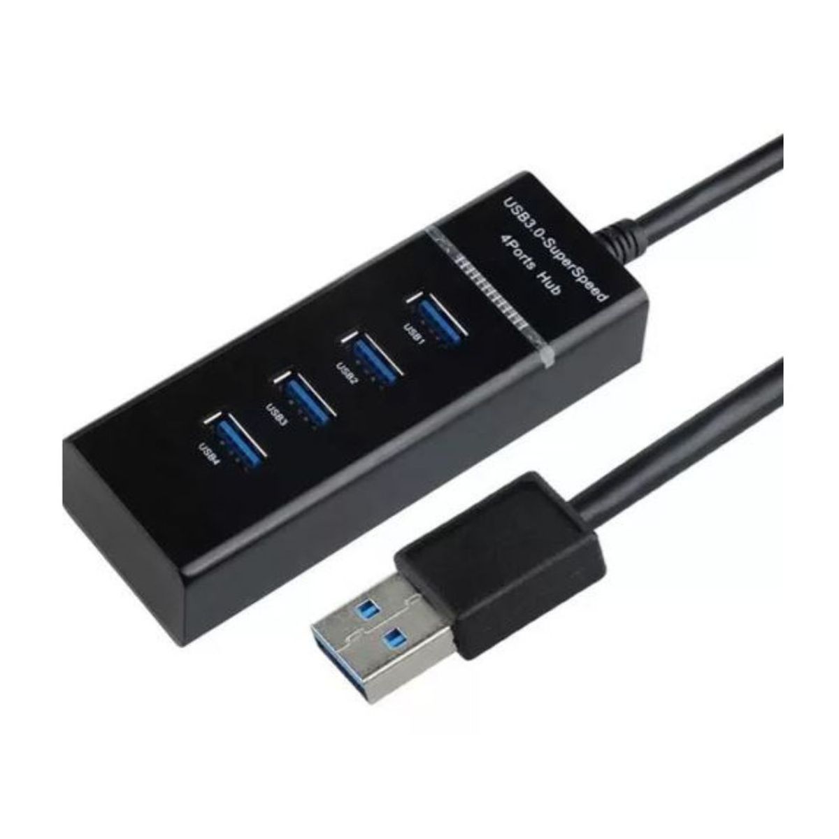 SHENGSHOU - Hub Usb Multiplicador 4 Puertos Usb Luz Led Pc Notebook Full