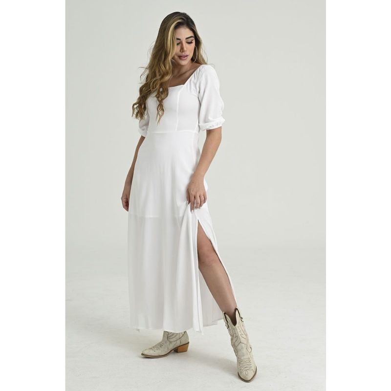 RAGGED - Vestido grecia Blanco crudo Ragged