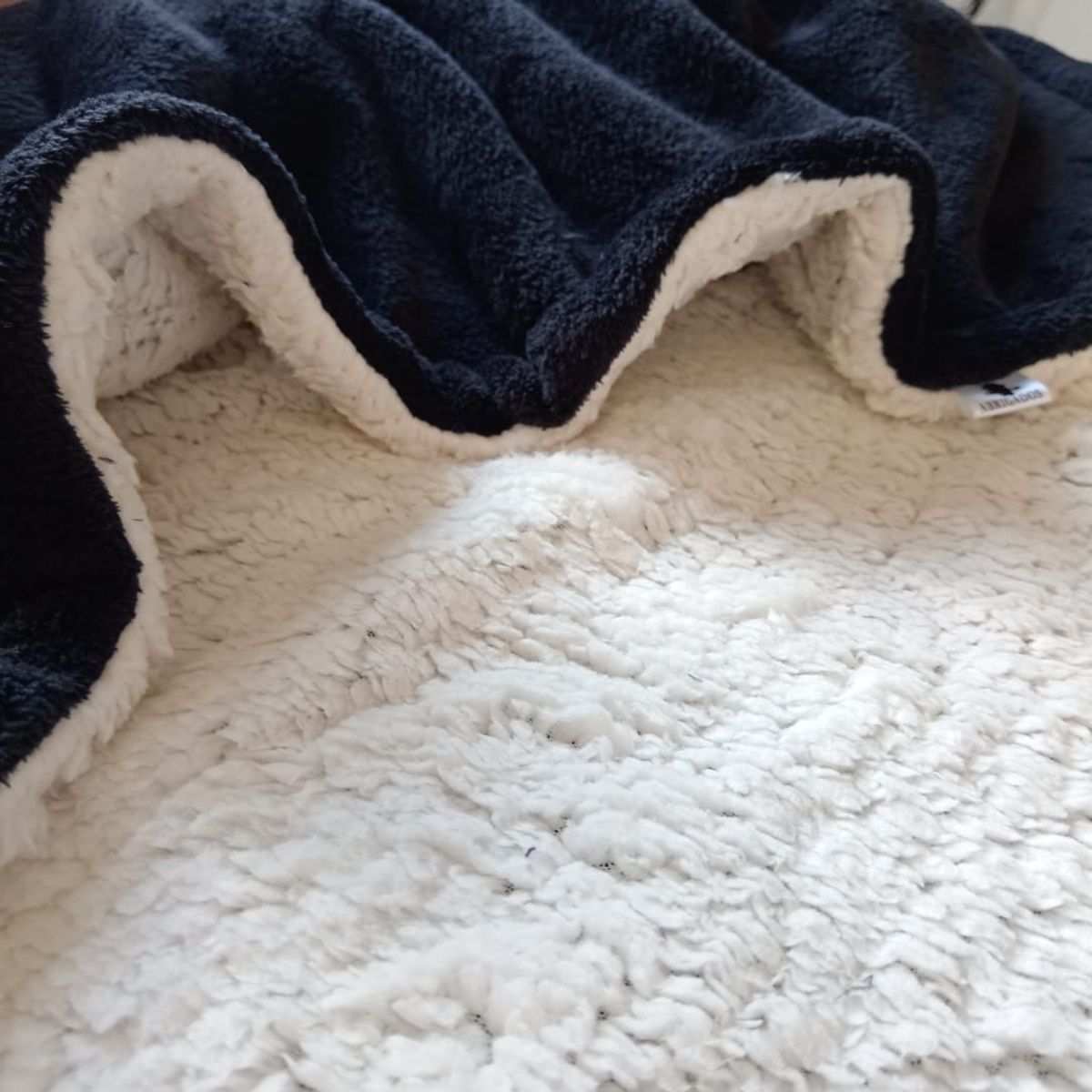 GENERICO - Cobija Termica Ovejera  doble yo semidoble 190X220 - Negro