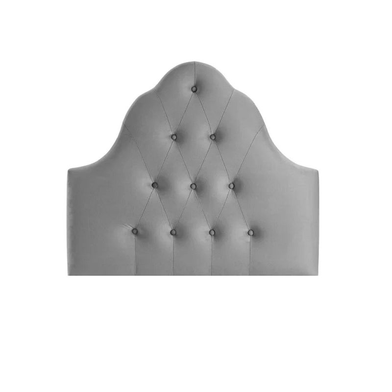 BANZAY - Cabecero para Base Cama Sencilla Mónaco - Gris