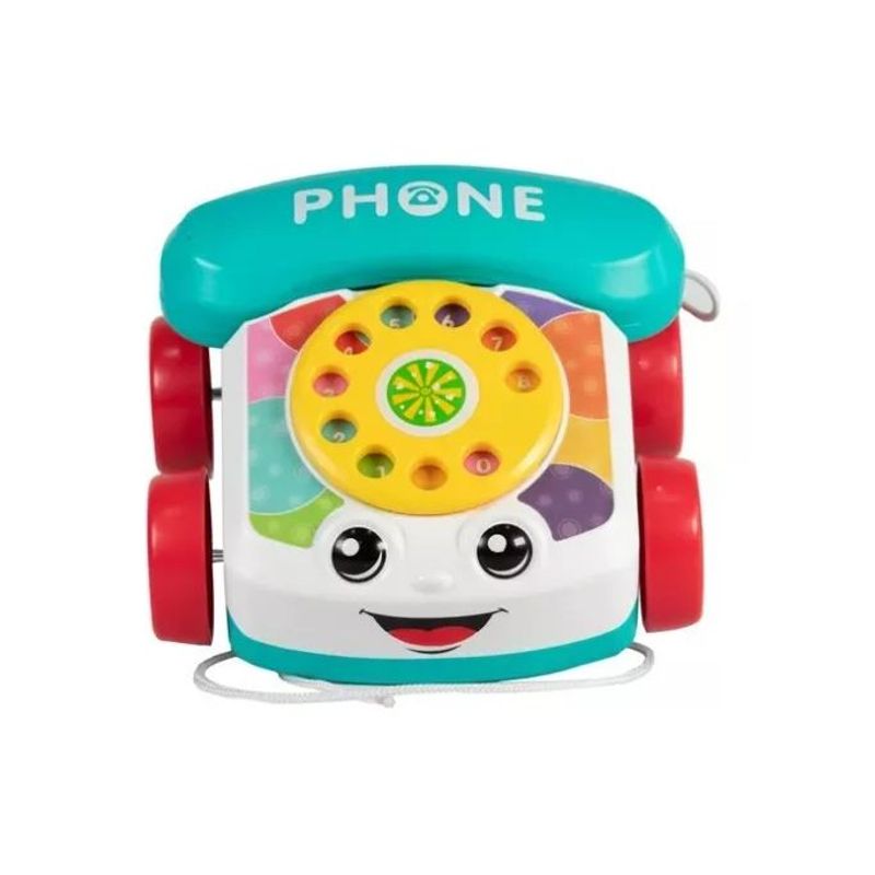 KIDSHOP - Telefono Didactico Para Niños Cuerda Ruedas Verde
