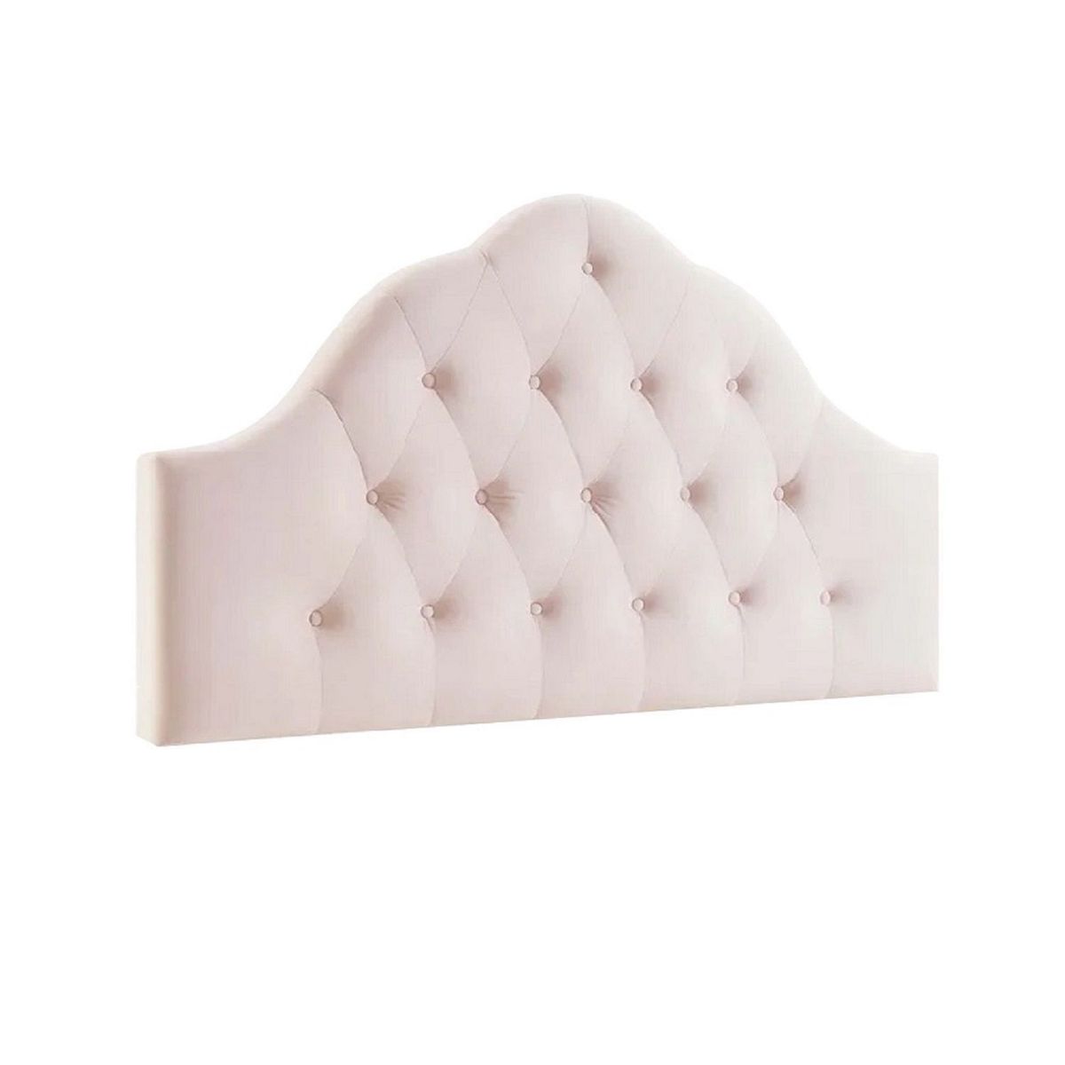 BANZAY - Cabecero para Base Cama Semi-Doble Mónaco - Rosado