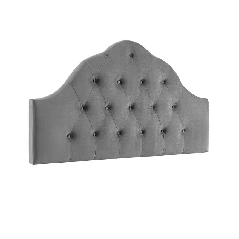 BANZAY - Cabecero para Base Cama Doble Mónaco - Gris