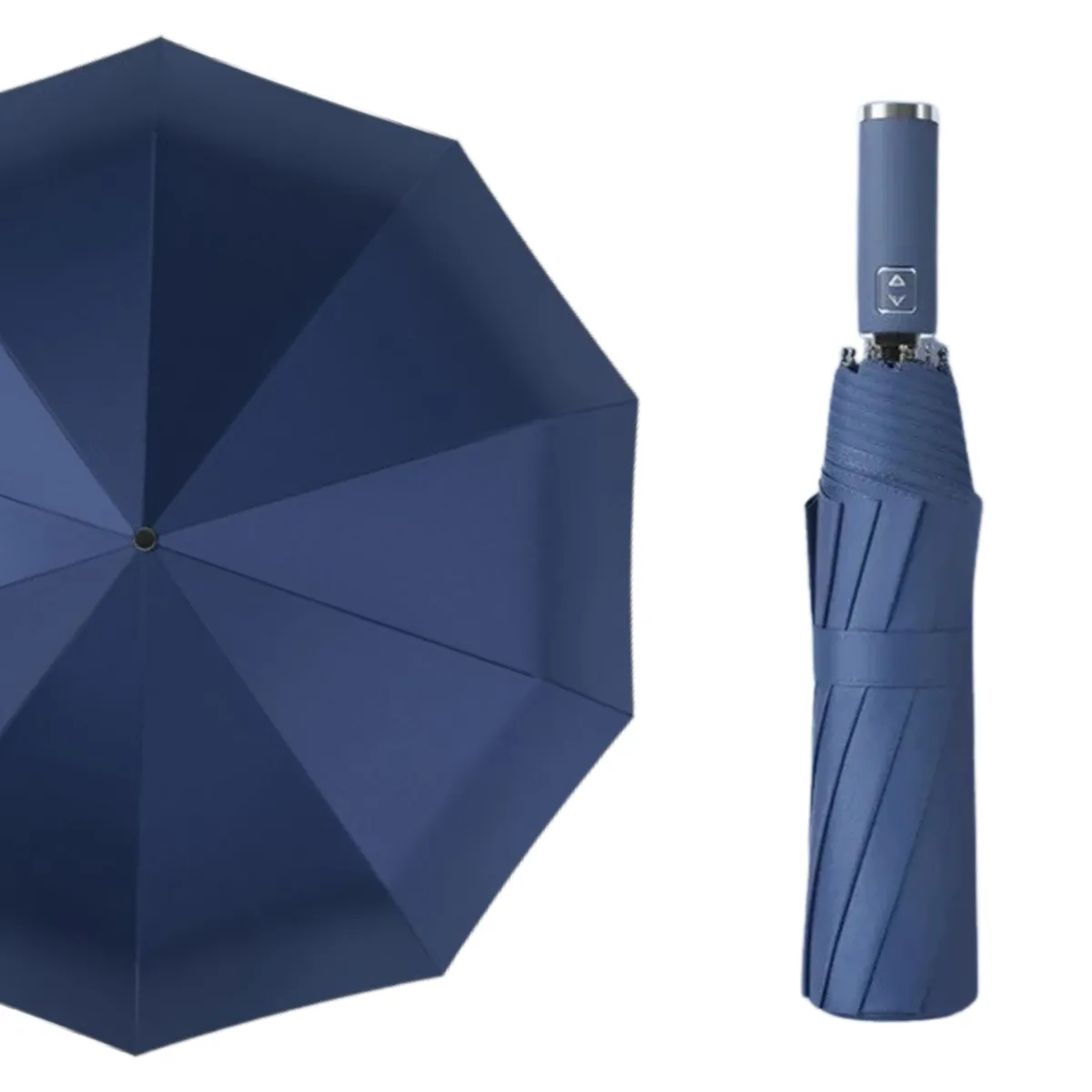 GENERICO - Paraguas Grande Sombrilla Automática Filtro Uv 10 Varillas