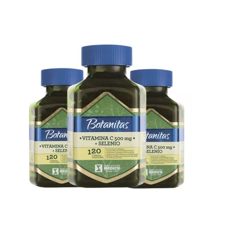 LABORATORIOS MEDICK - Vitamina C 500mg  Selenio X3