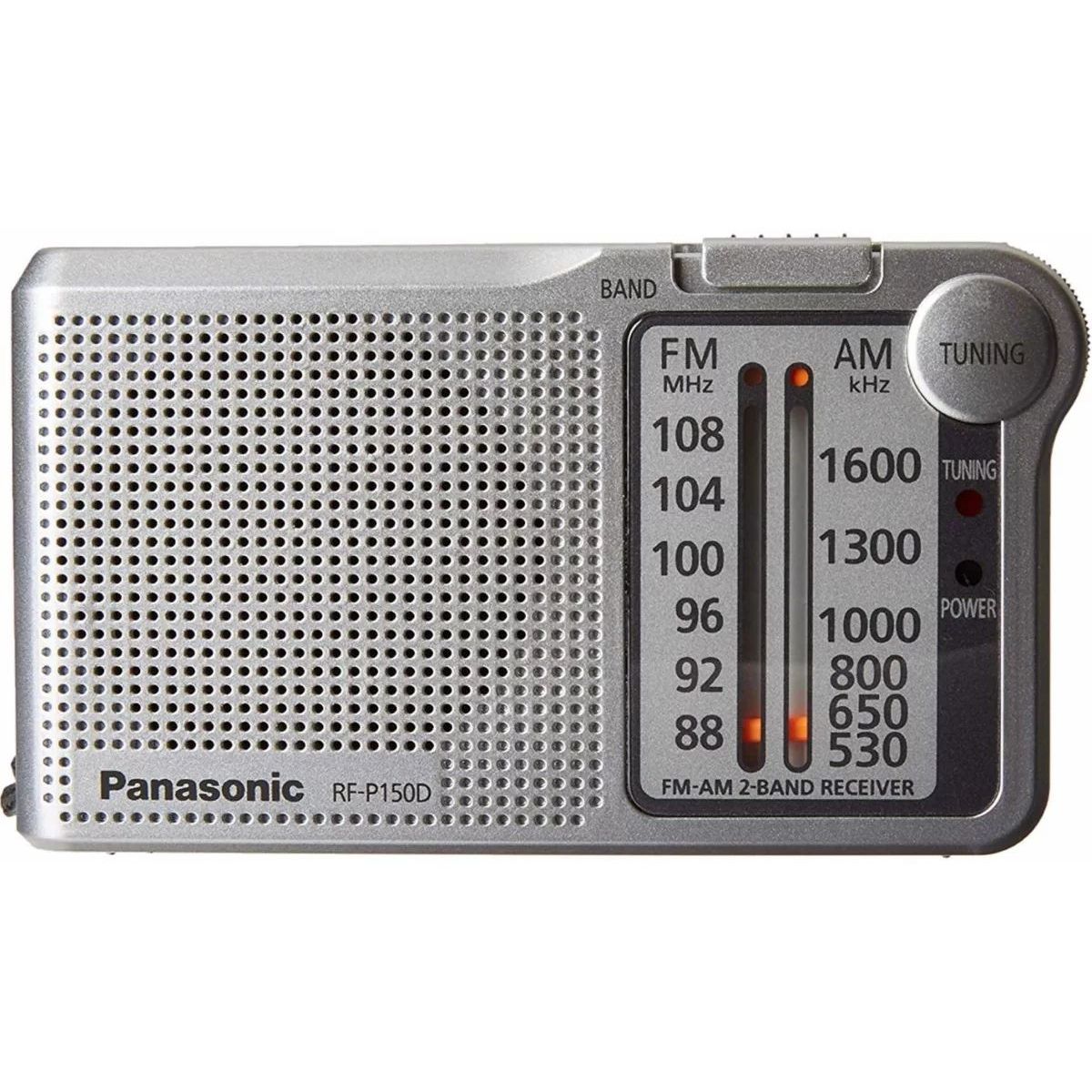 PANASONIC - Radio Panasonic AMFM Portatil Pilas Conector Audifonos