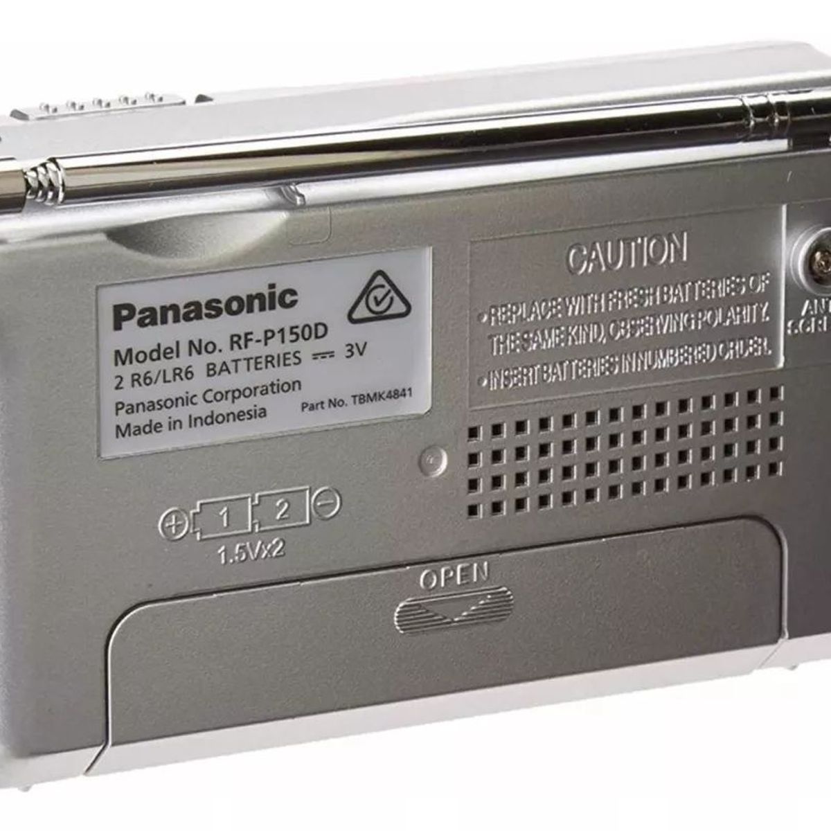 PANASONIC - Radio Panasonic AMFM Portatil Pilas Conector Audifonos