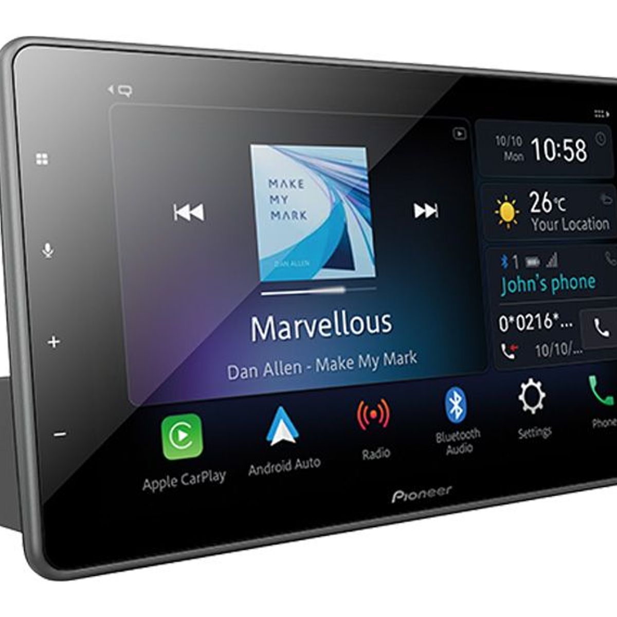 PIONEER - Radio Carro 9 Pulg Carplay Android Auto Bt Pioneer DMH-ZF8550BT