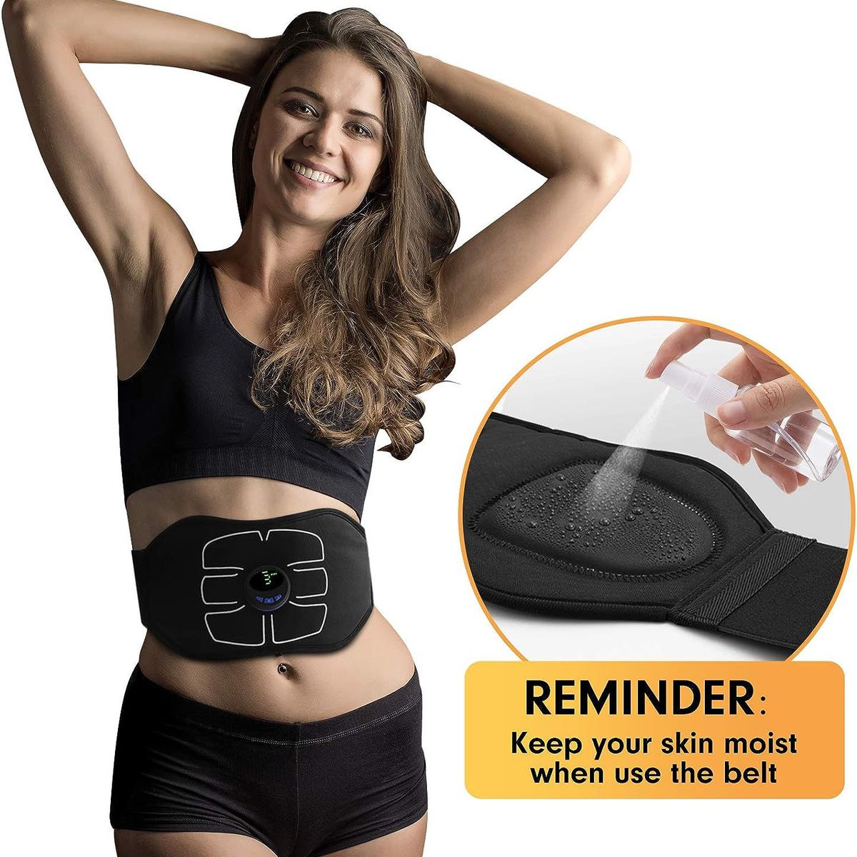 GENERICO - Cinturon Tonificador Abdominal Gym Pasiva