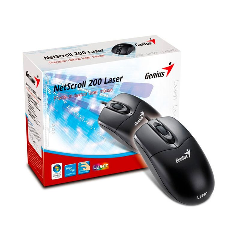 GENIUS - Mouse Laser Genius NetScroll 200 - PS2 - G4