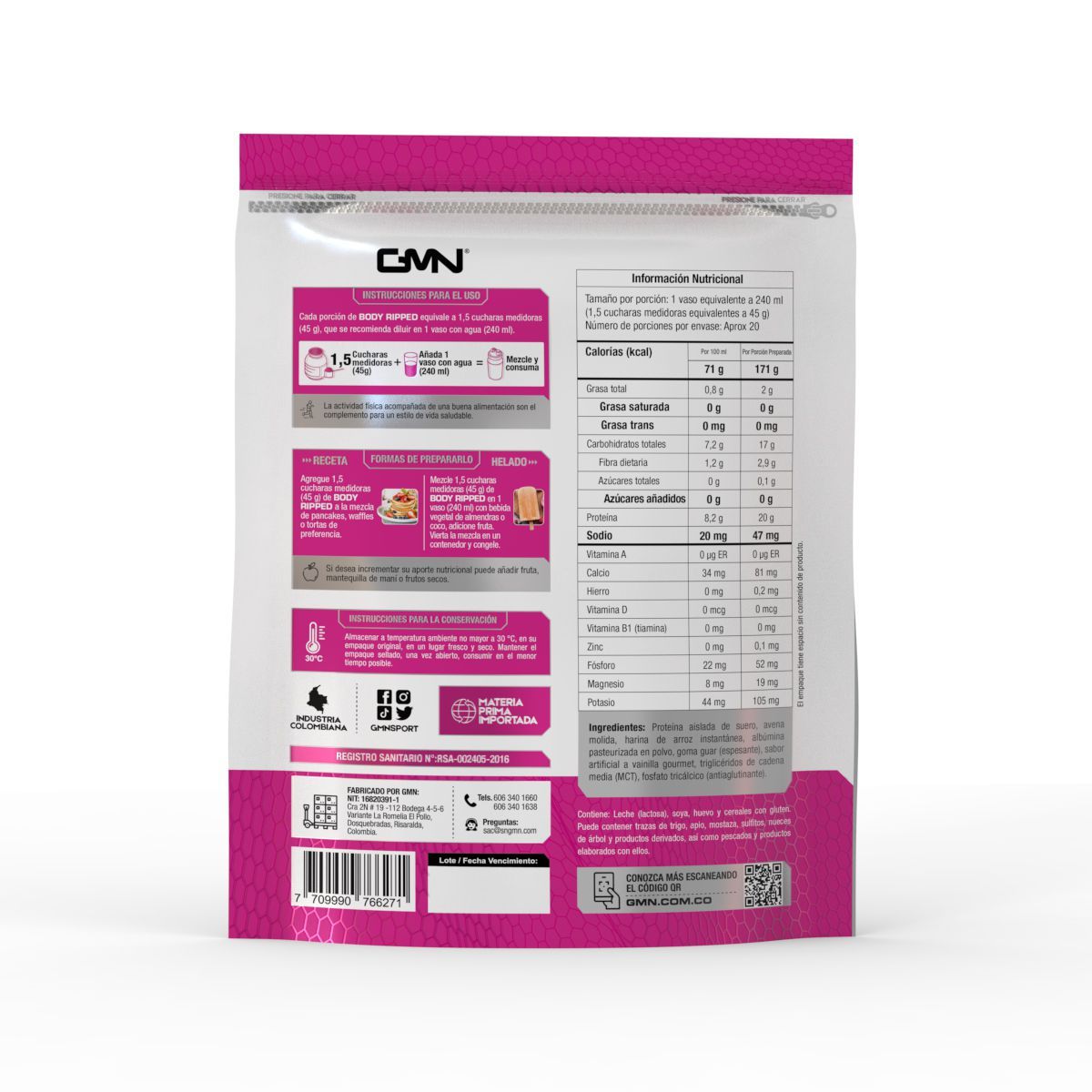 GMN - Body Ripped Proteina 2Lb Gmn