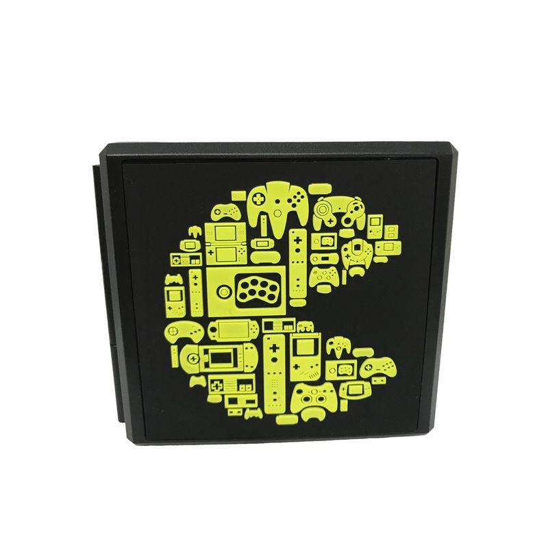 GENERICO - Portajuegos / Holder De Pac Man Para Switch (caben 12 Juegos)