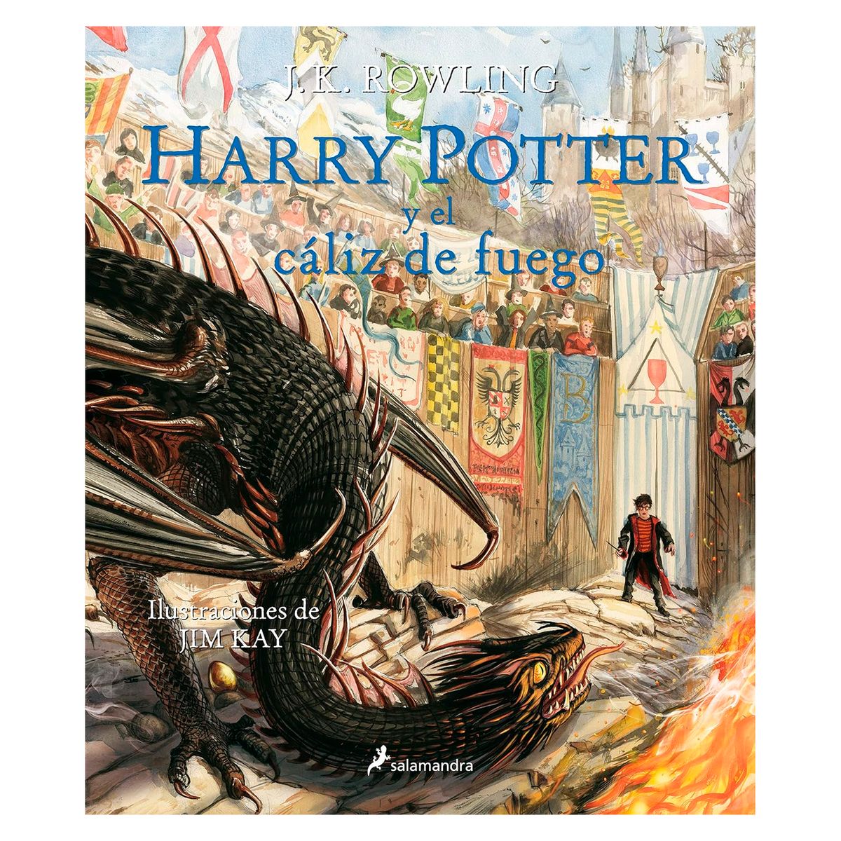 SALAMANDRA - Harry Potter 4 y el Cáliz de Fuego. Ilustrado (T.D)