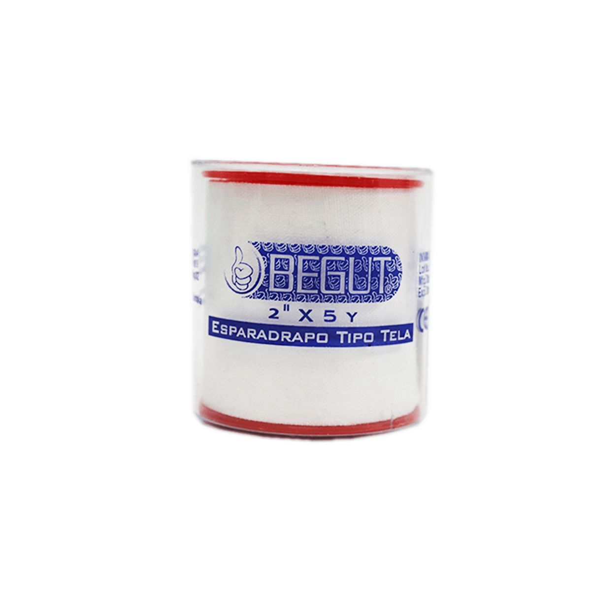 BEGUT - Esparadrapo Begut Tela 2 X5 Yardas Blanco X 1 Und