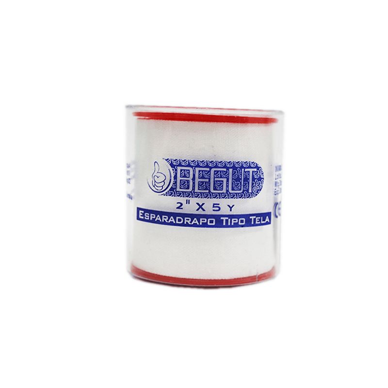 BEGUT - Esparadrapo Begut Tela 2 X5 Yardas Blanco X 1 Und