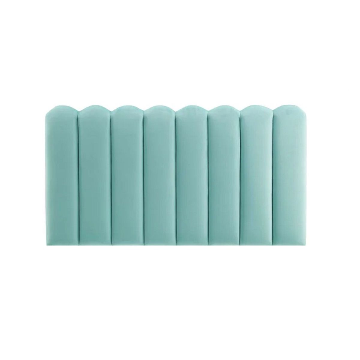 BANZAY - Cabecero Paneles Curvos Cama Queen - Menta
