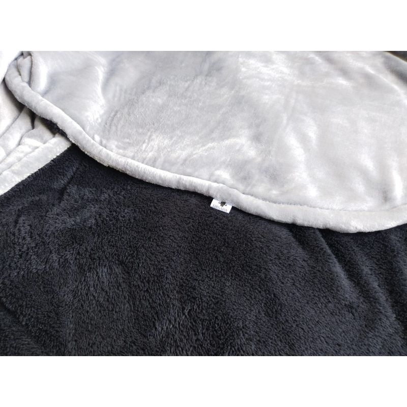 GENERICO - Cobija Termica Doble Faz 190x220 cm SemidobleDoble GrisNegro