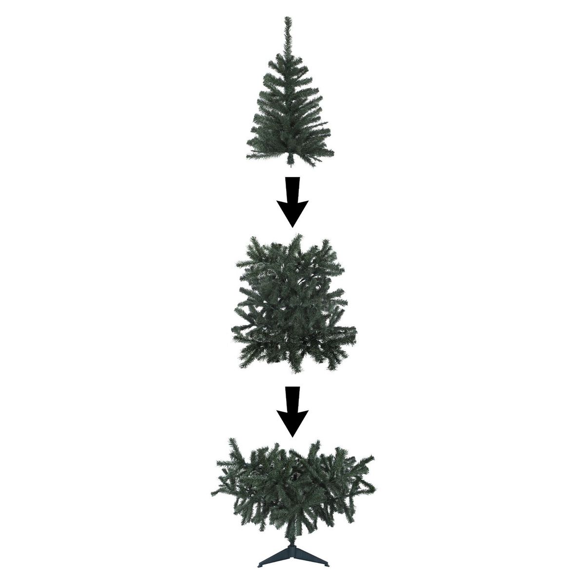 AVIVA - Combo Arbol Navidad Alto 1.80 Cm 460 Ramas + 25 Accesorios