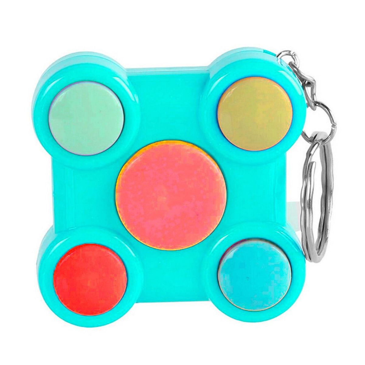 DAYOSHOP - Juego De Memoria Luz Y Sonido Cuadrado Llavero  Bateria