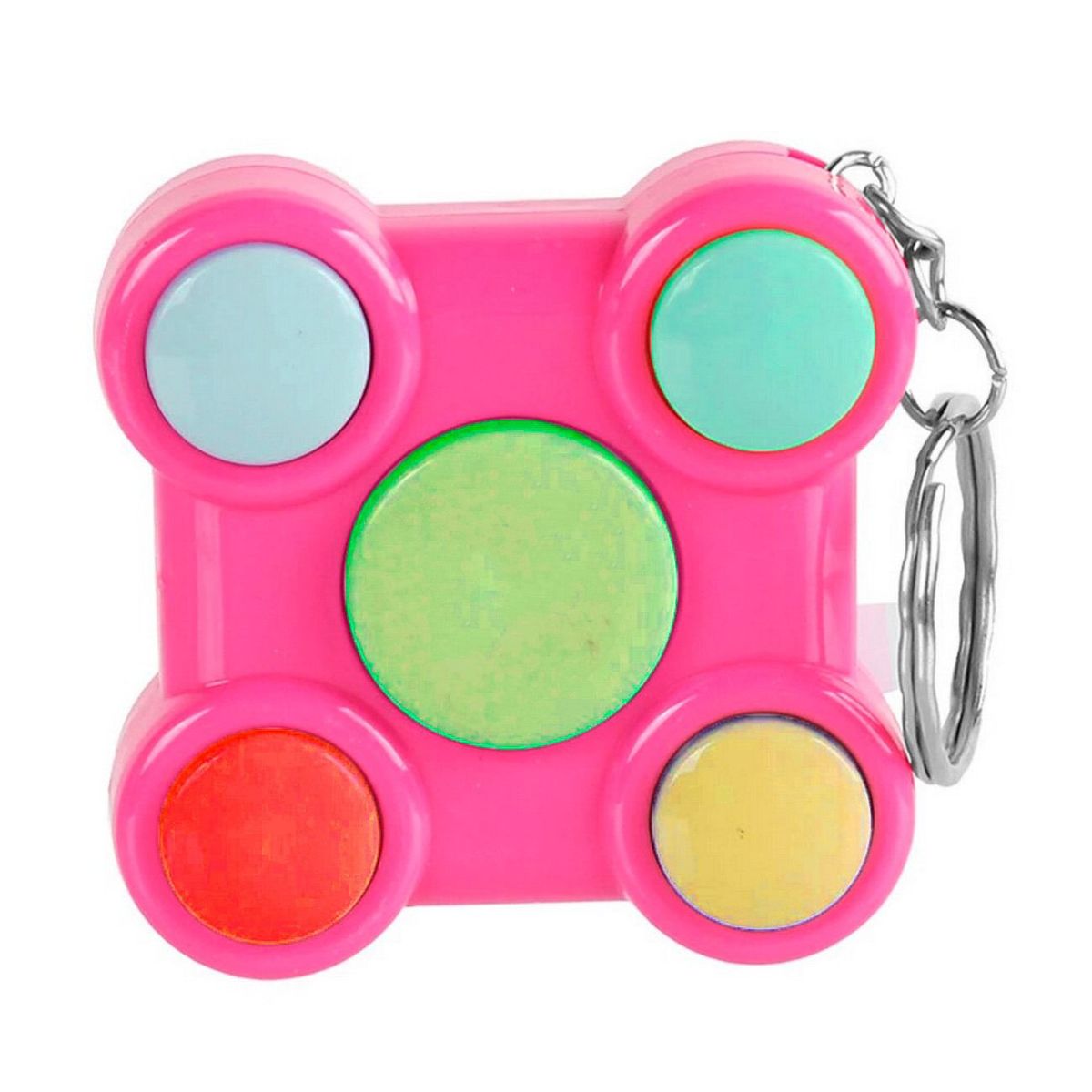 DAYOSHOP - Juego De Memoria Luz Y Sonido Cuadrado Llavero  Bateria