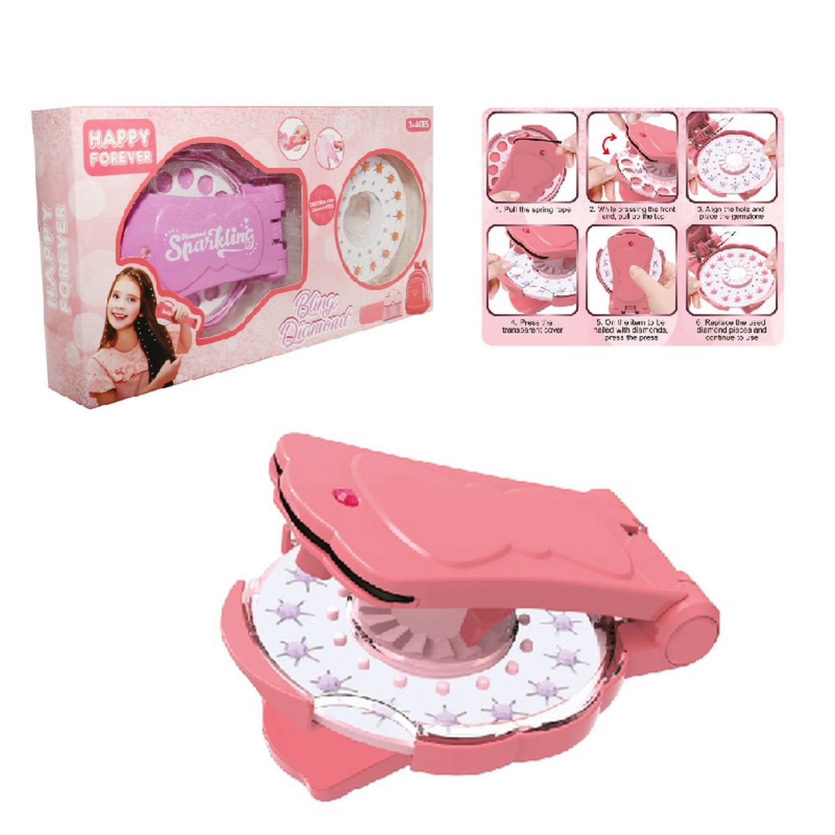 DAYOSHOP - Kit Stickers Pegatinas De Diamantes Aplicador Decoracion