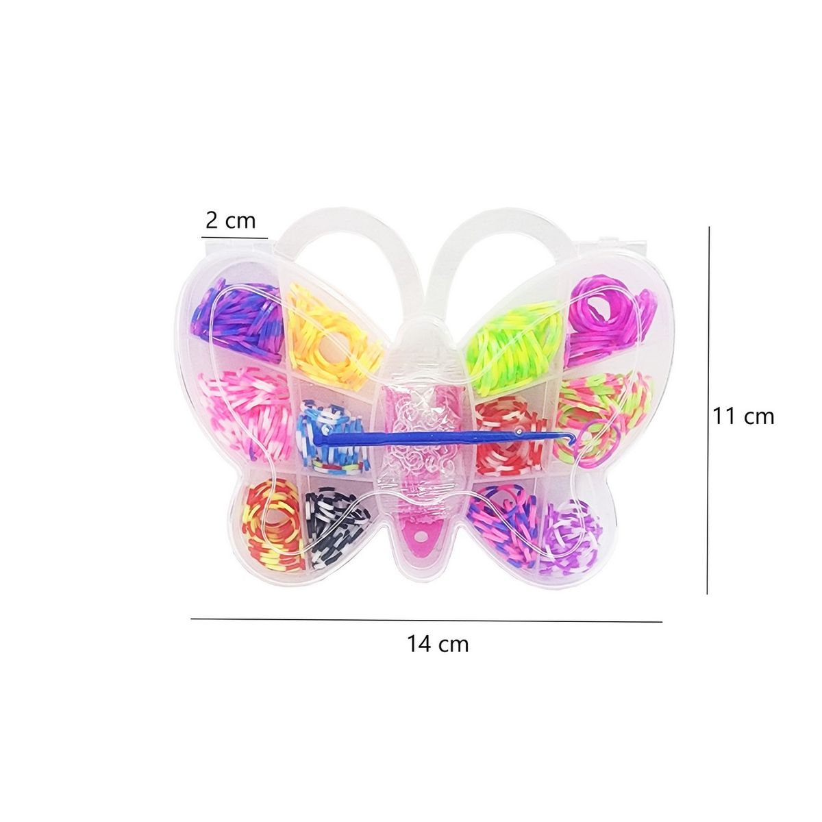 DAYOSHOP - Set Kit Para Hacer Pulseras Niña Style Mariposa Color Jm1054