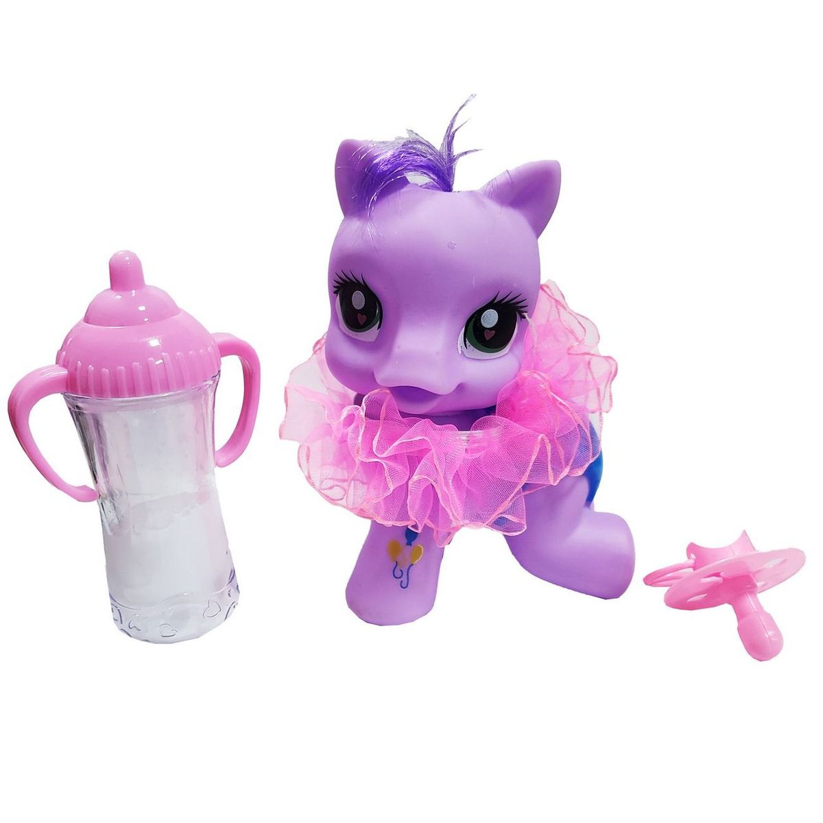 DAYOSHOP - Unicornio Pony Bebe Chupo Tetero Juguete Niñas Interactivo