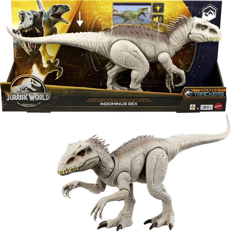 JURASSIC WORLD - Dinosaurio Indominus Rex Dino Trackers 2023