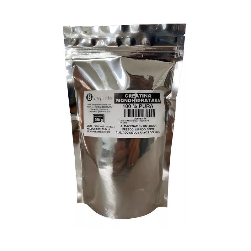 GENERICO - Creatina Monohidratada 100 Pura 250gr