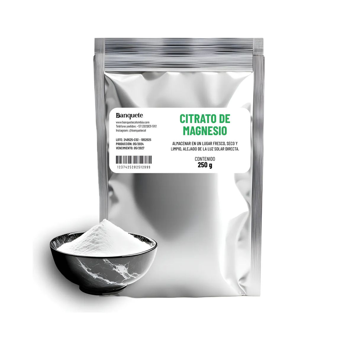 GENERICO - Citrato De Potasio 999% Puro 250gr