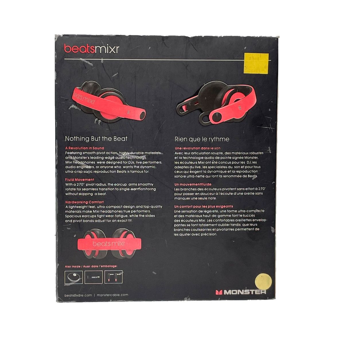 BEATS - AUDIFONOS GENERICOS BEAST MIXR MONSTER ROJOS