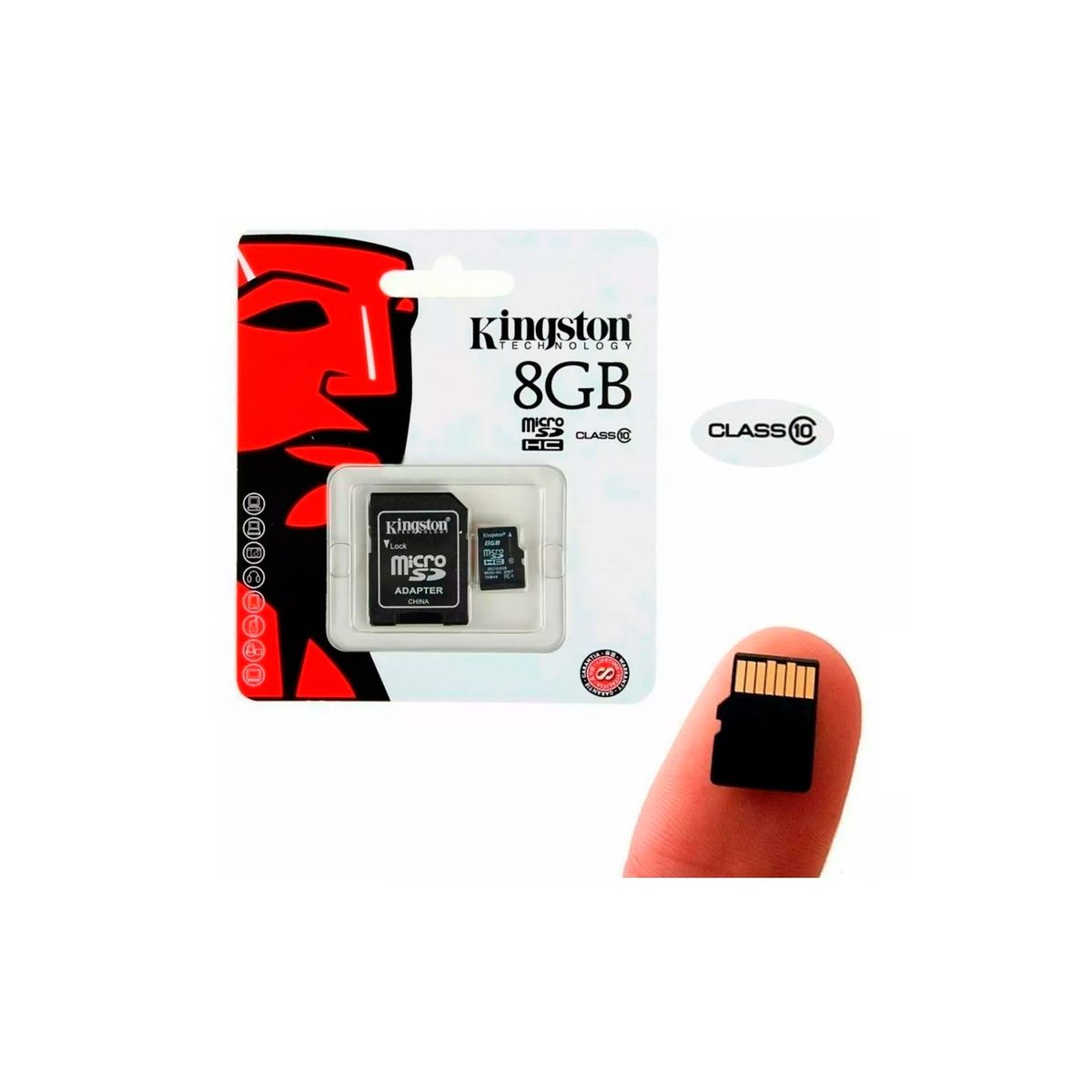 KINGSTON - Tarjeta De Memoria Microsd Kingston 8gb Clase 10 Celulares