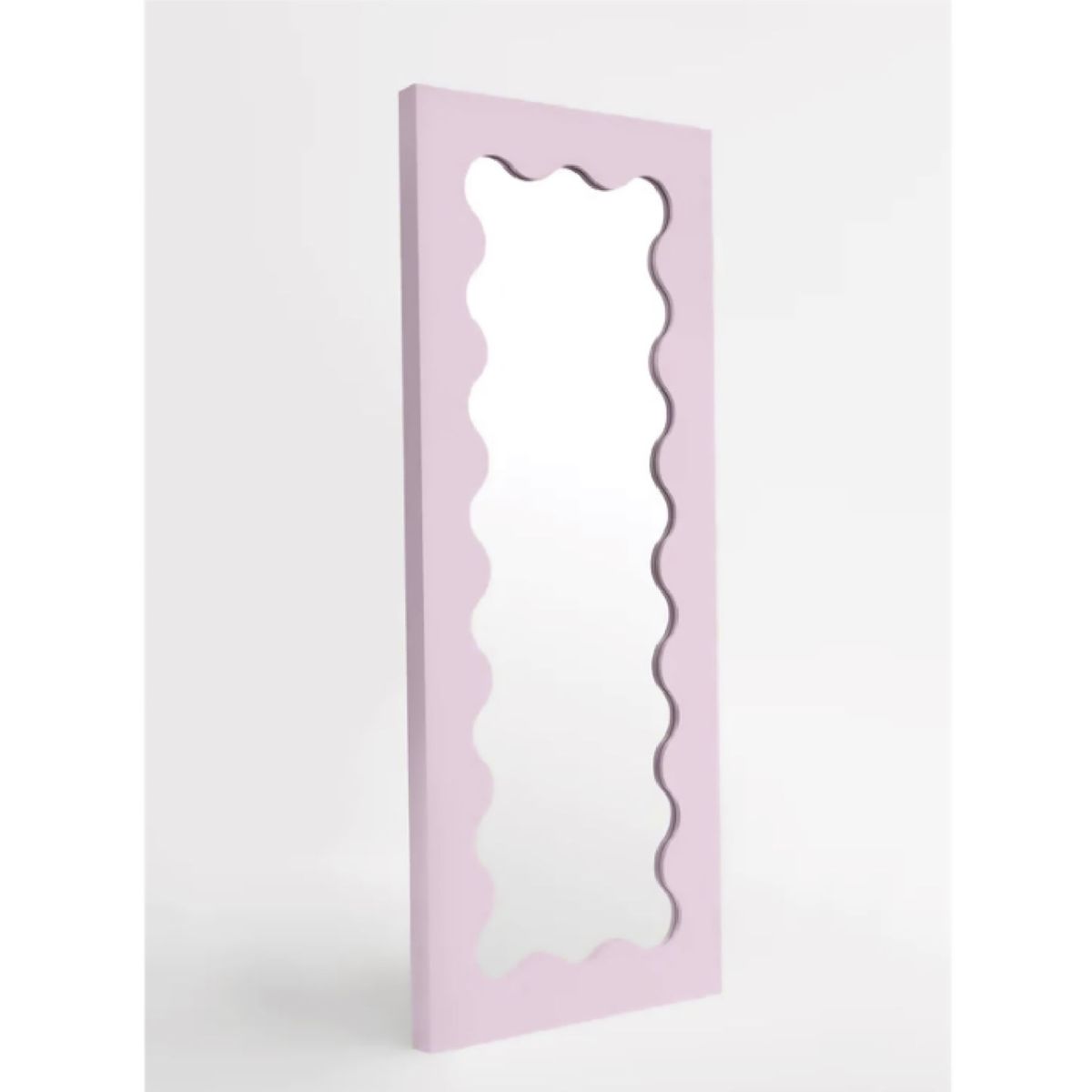 DE CASA - Espejo Ondulado de Piso - Rosado - 60 x 150 cm.