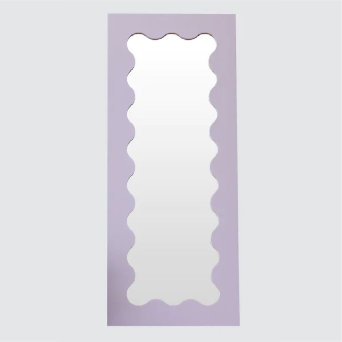 DE CASA - Espejo Ondulado de Piso - Rosado - 60 x 150 cm.