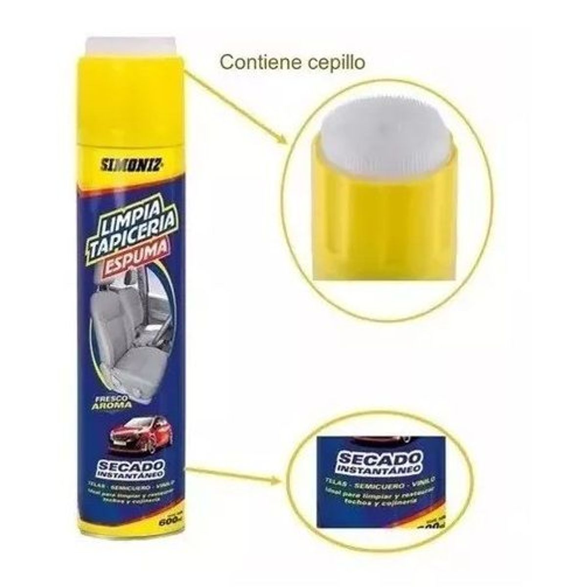 SIMONIZ - Limpia Tapiceria Simoniz Espuma 600 Ml