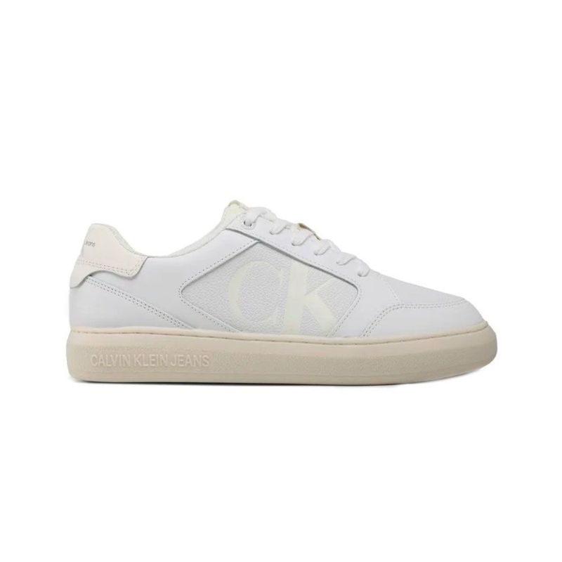 CALVIN KLEIN - Tenis moda caballero marca CALVIN KLEIN color BLANCO YM0YM00573-0K7