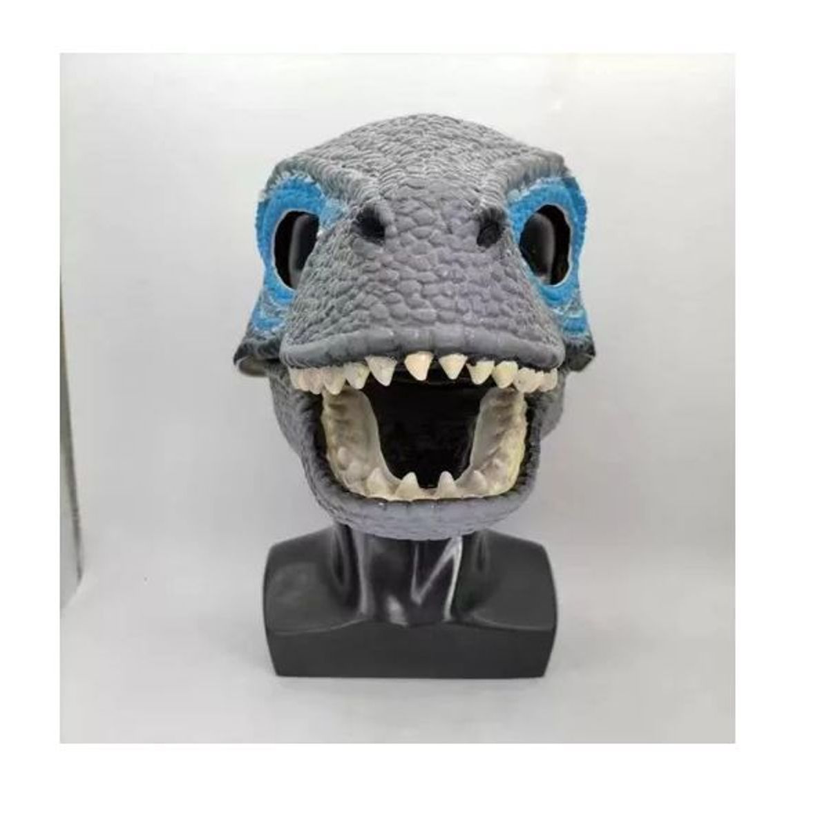 KIDSHOP - Mascara De Velociraptor Dinosaurio Azul Latex X-1266