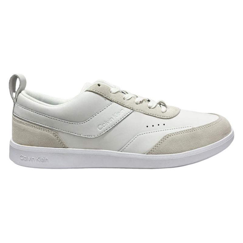CALVIN KLEIN - Tenis moda caballero marca CALVIN KLEIN color BLANCO HM0HM00851-0K4
