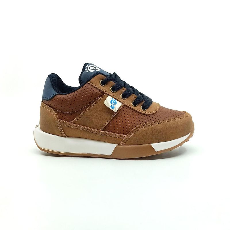PAPOS - Zapatos Niños One-Piece Miel - Cafe