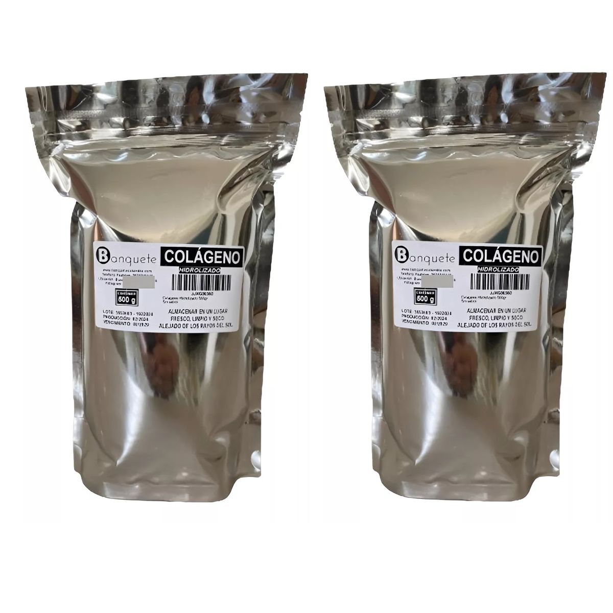 GENERICO - Colageno Hidrolizado Puro 100% x2 uds de 500g 1 kilo