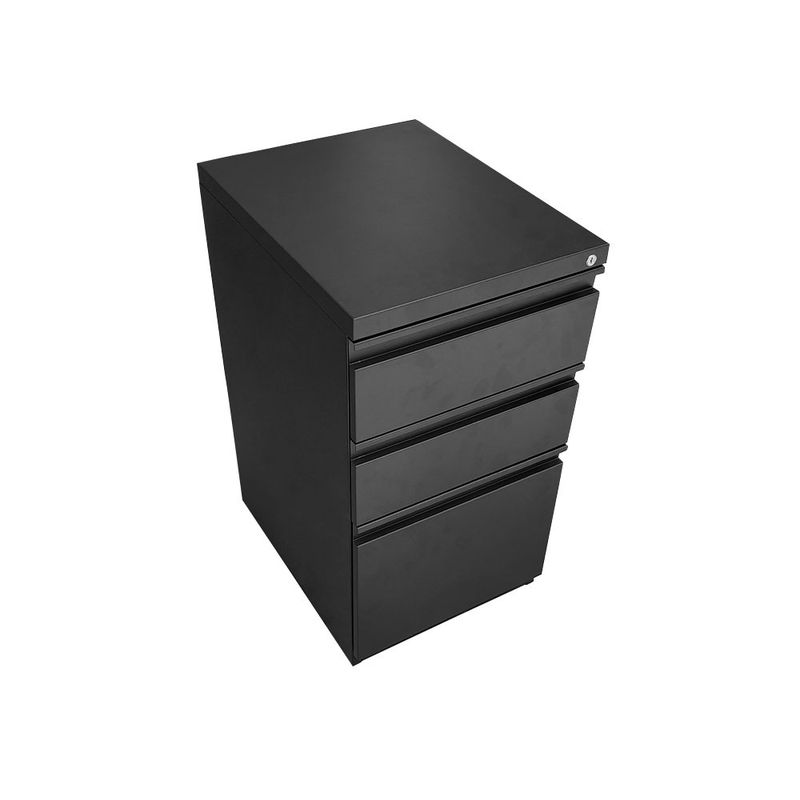 WILCAR SOLUCIONES ERGONOMICAS - Archivador metalico  ref. 2x1 38x48x70 negro