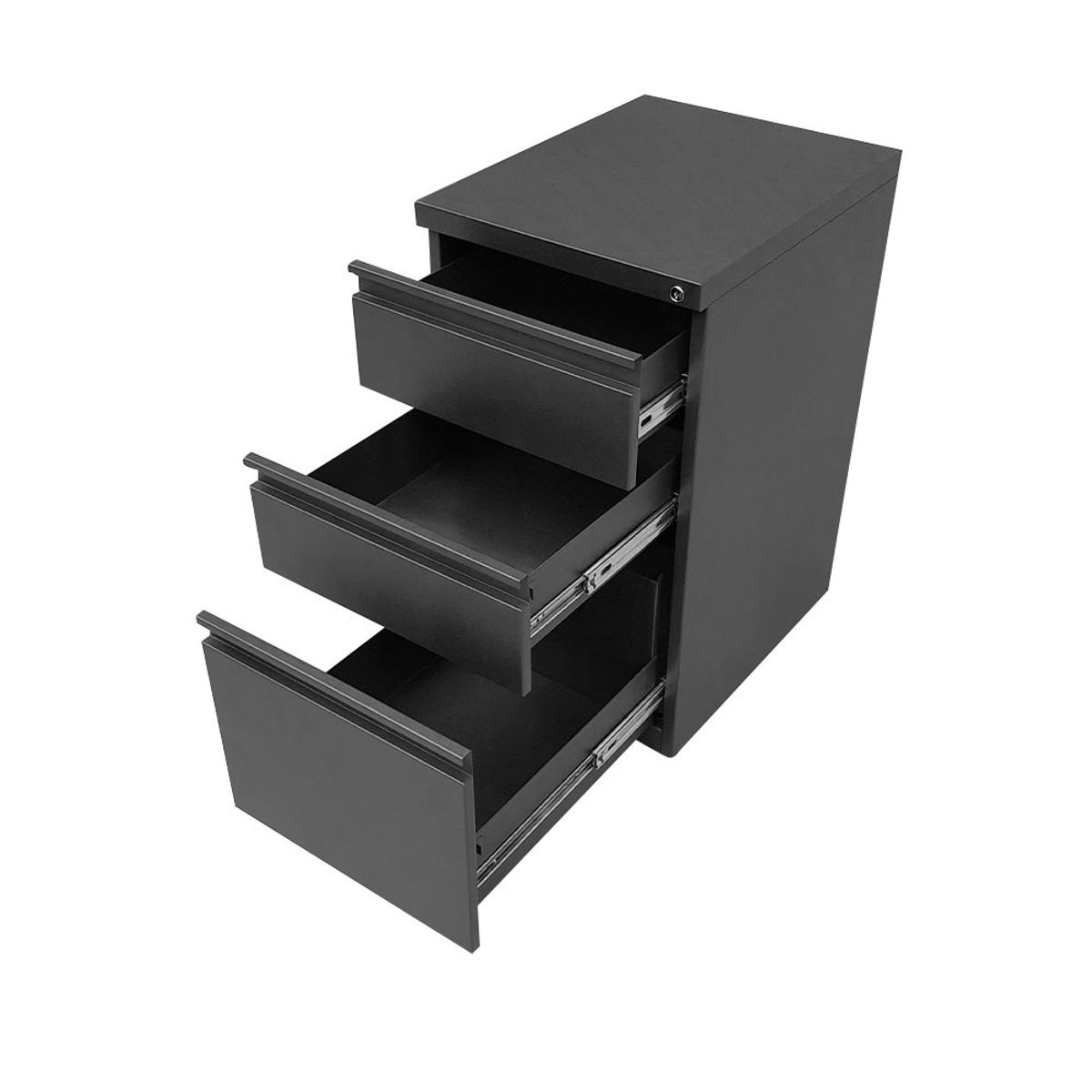 WILCAR SOLUCIONES ERGONOMICAS - Archivador metalico  ref. 2x1 38x48x70 negro