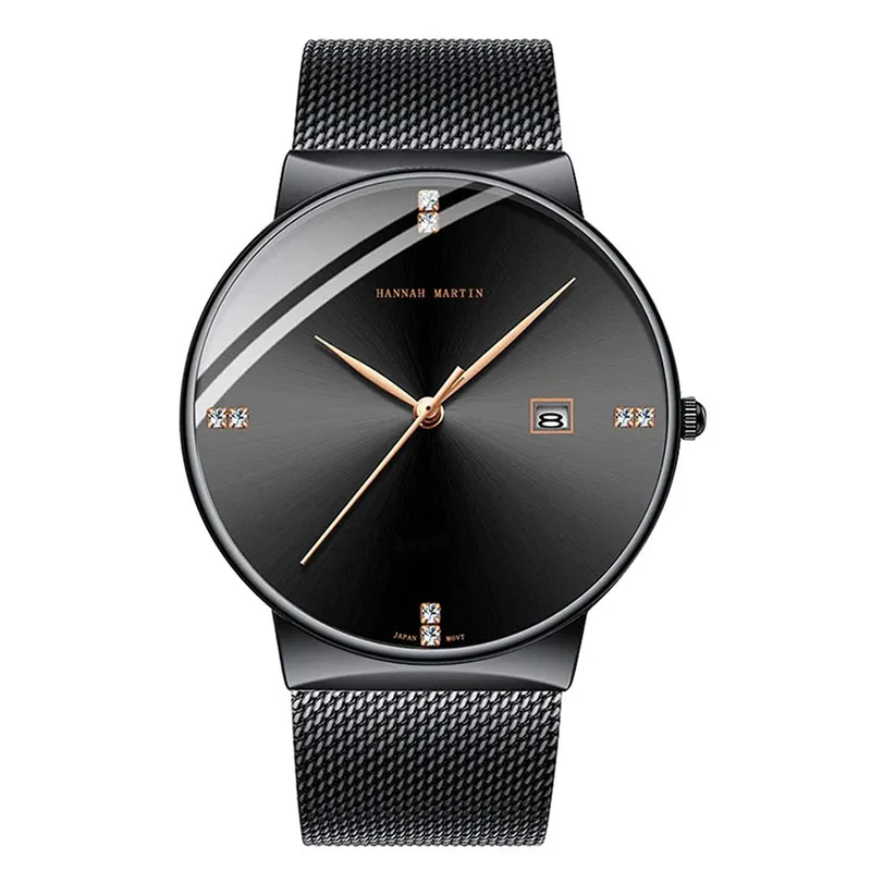 GENERICO - RELOJ HANNAH MARTIN NEGRO HM-901