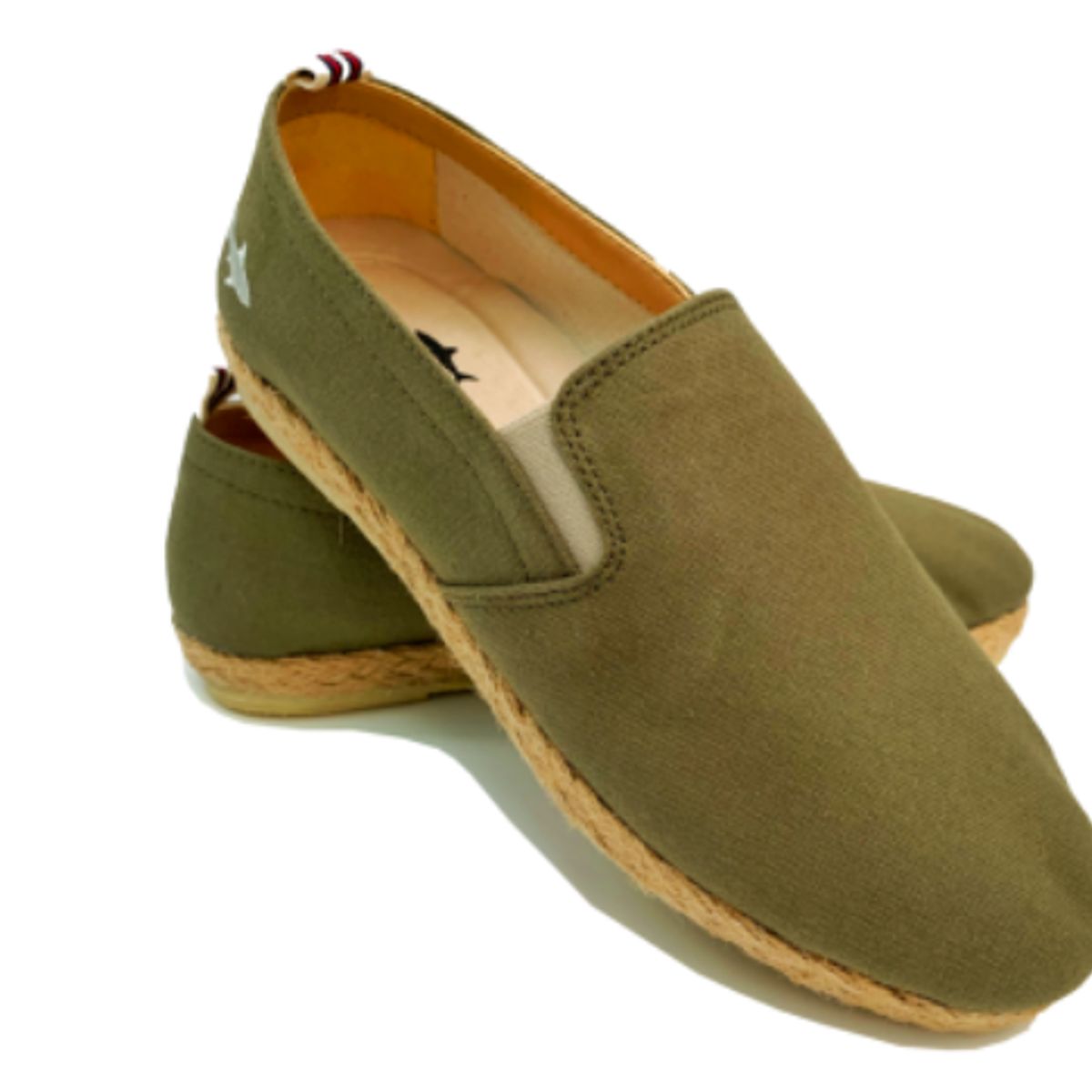 SALVADOR BEACHWEAR - Alpargatas Salvador Verde Militar