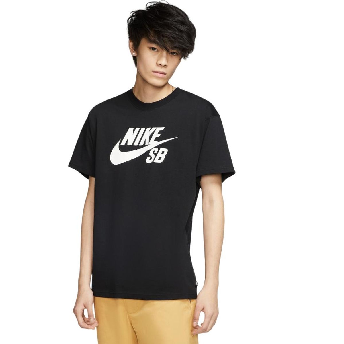 NIKE - Camiseta Nike Sb Tee Logo Hbr-Negro