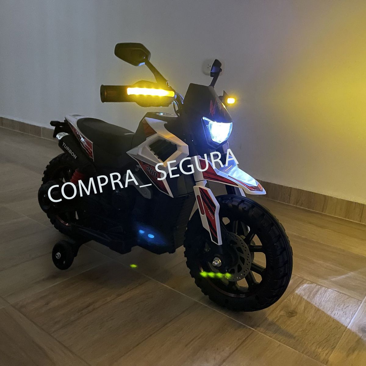 BEBESUNITA - Moto carro Electrica 12v Niño Niña 1a 3 año Usb Mp3 - Rosado