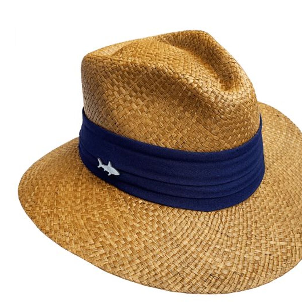 SALVADOR BEACHWEAR - Sombrero Oscuro Cinta Ancha Azul Oscuro